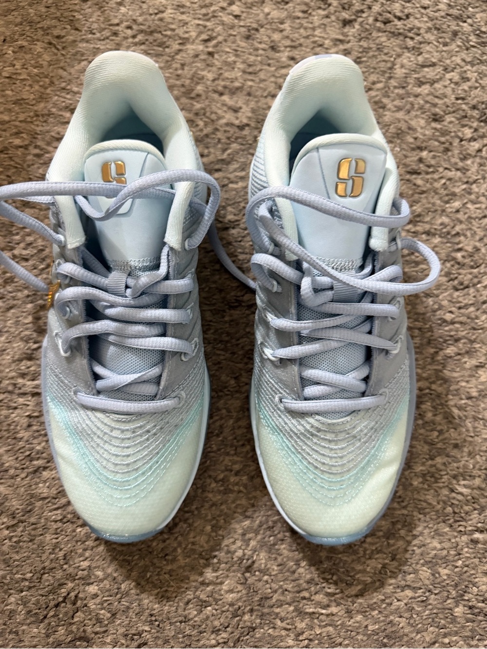 Nike NEW Sabrina Light Blue Women's Athletic Sneakers